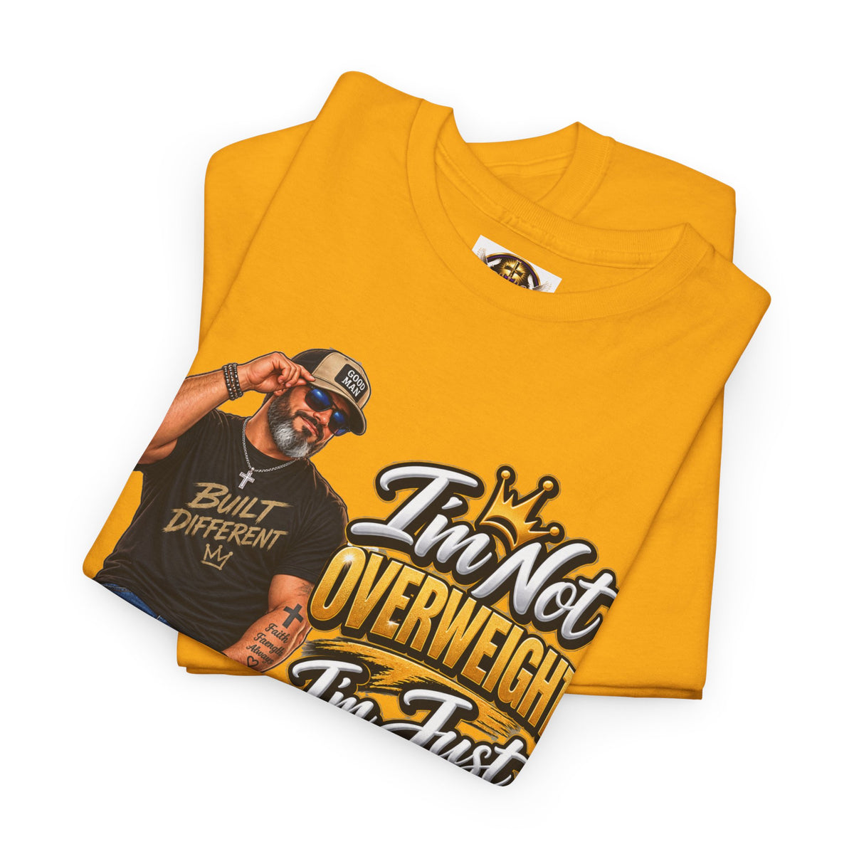 Graphic Tee — "I’m Not Overweight I’m Just A Lot To Love" Plus-Size Pride Shirt