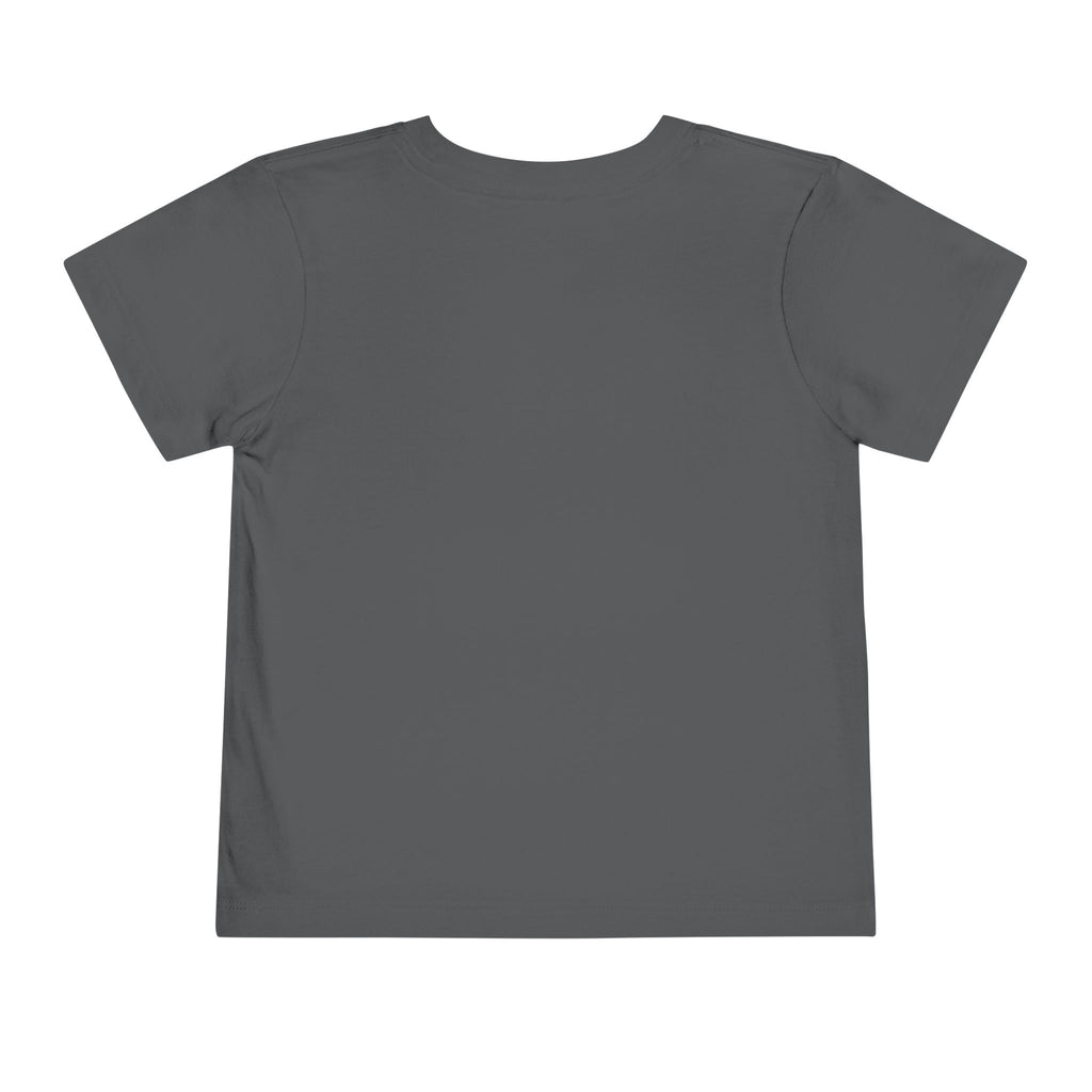 Toddler Tee — "I Can Count to Five But I Can Only Tie My Shoe" Cute Girl Graphic
