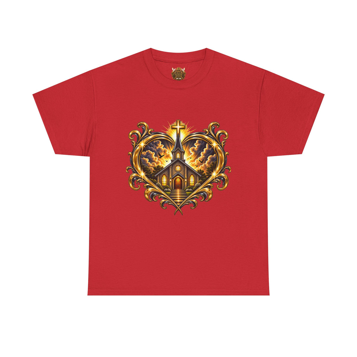 Church Heart Tee — "Church in the Heart of the City" Christian Graphic T-Shirt