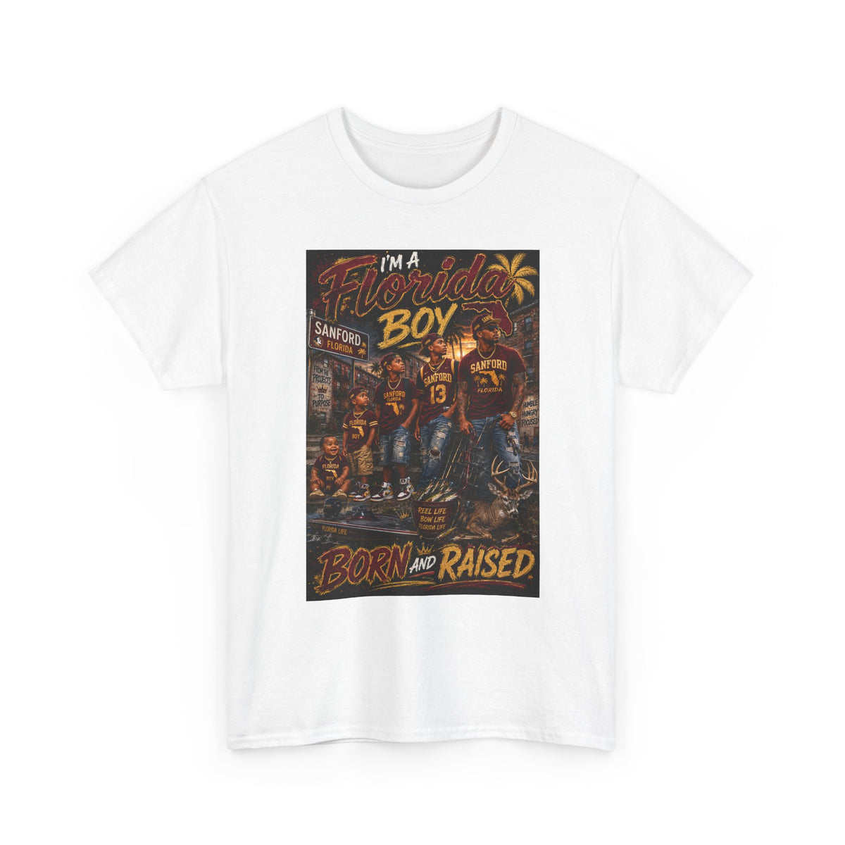Florida Boy Born and Raised T-Shirt