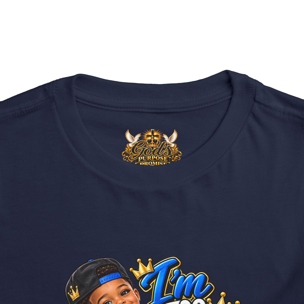 Toddler Tee — “I’m Too Cute to Be Mom’s Problem Child” Cute Boy Graphic