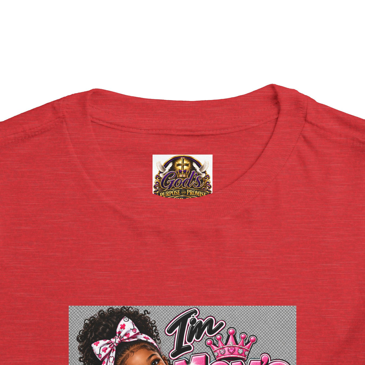 Toddler Tee - "I'm Mom's Little Doctor" Cute Kids Medical Play Graphic Shirt
