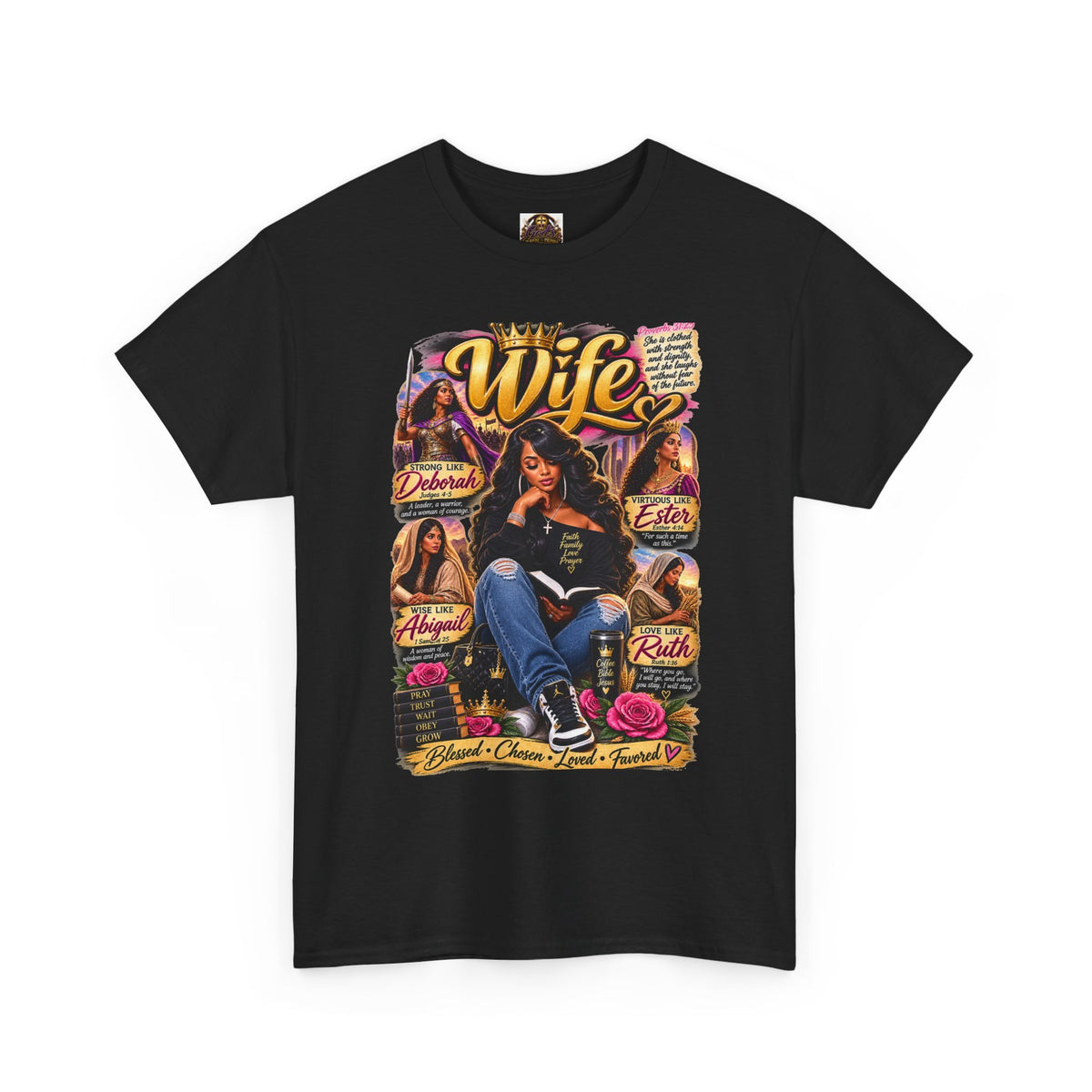 Wife Vintage Collage Tee