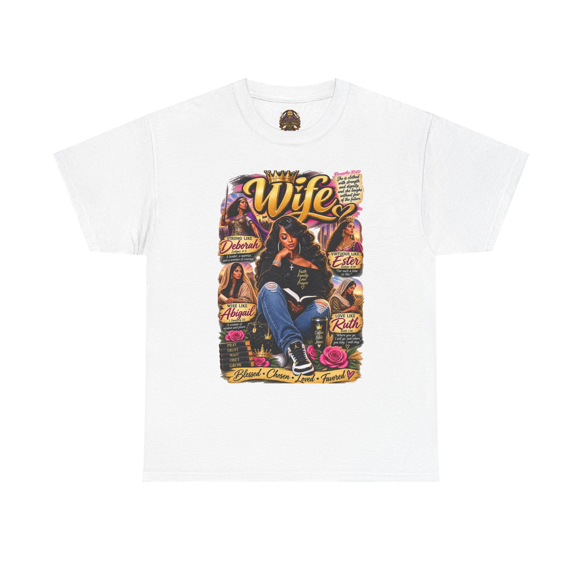 Wife Vintage Collage Tee
