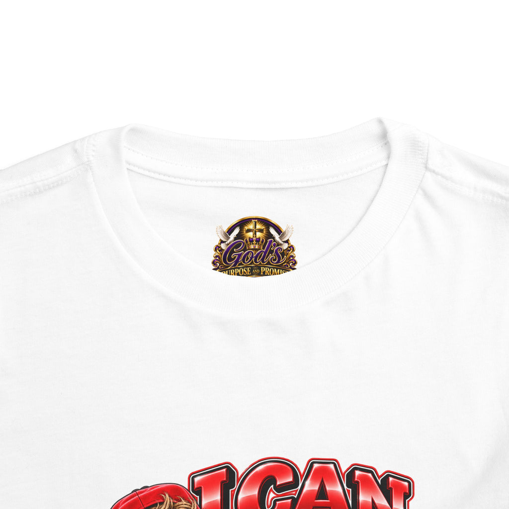 Toddler Tee — "I Can Count to Five But I Can Only Tie My Shoe" Cute Boy Graphic