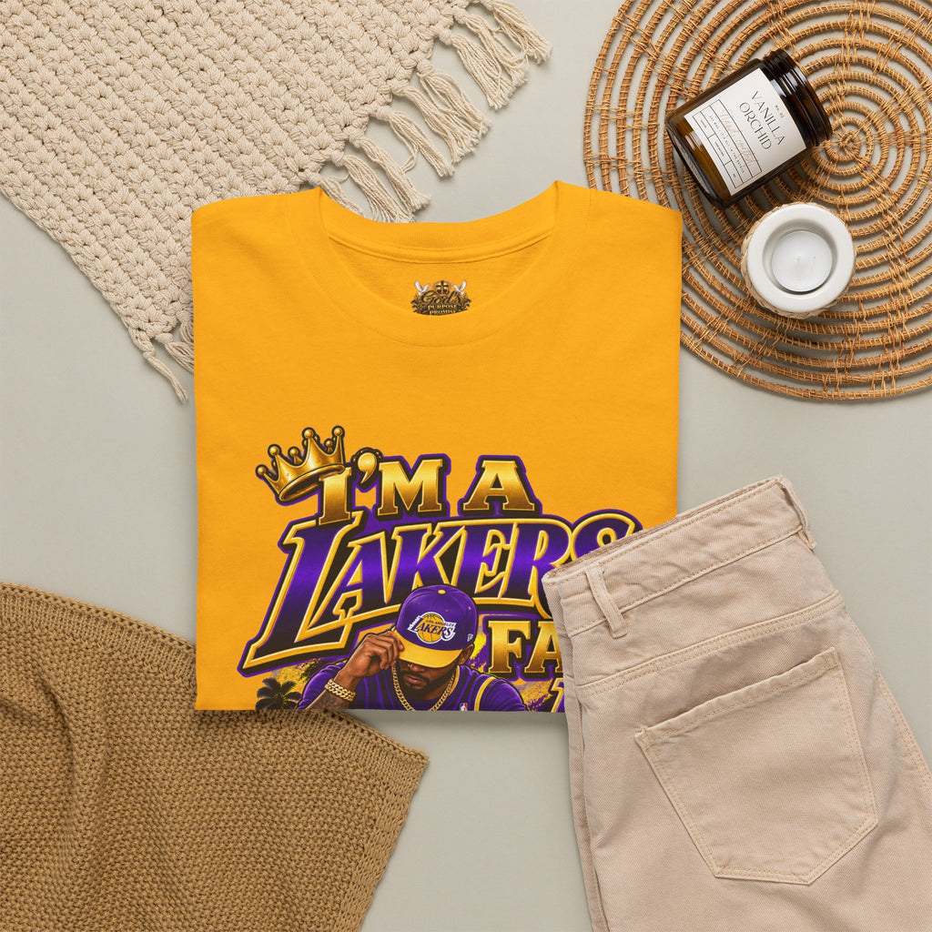 Lakers For Life T-Shirt – I’m a Lakers Fan Graphic Tee