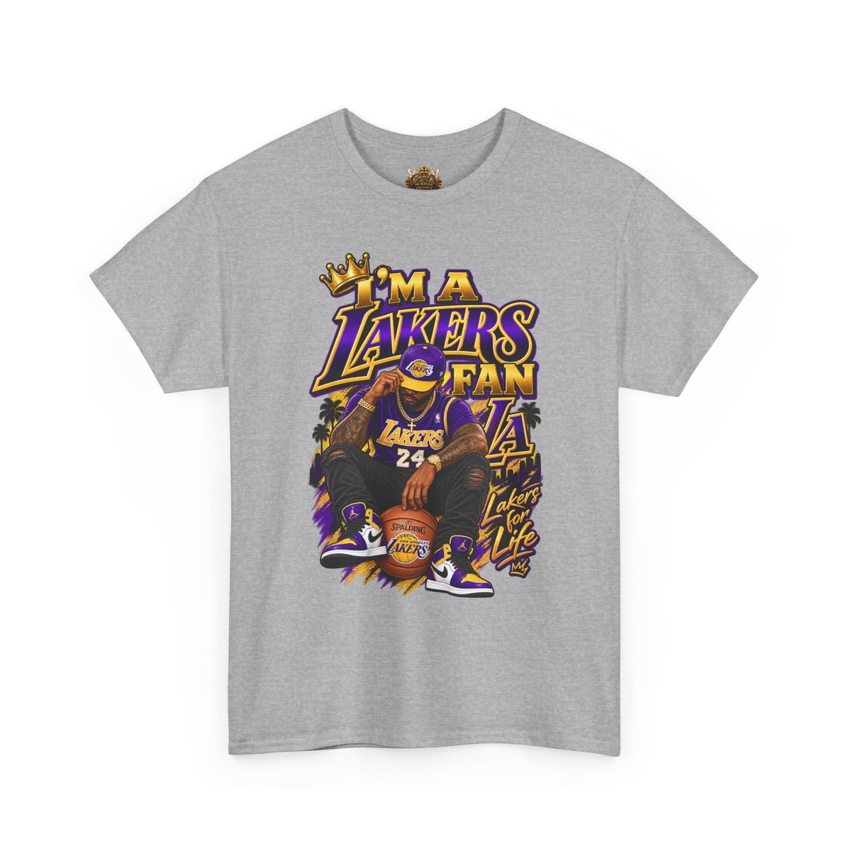 Lakers For Life T-Shirt – I’m a Lakers Fan Graphic Tee