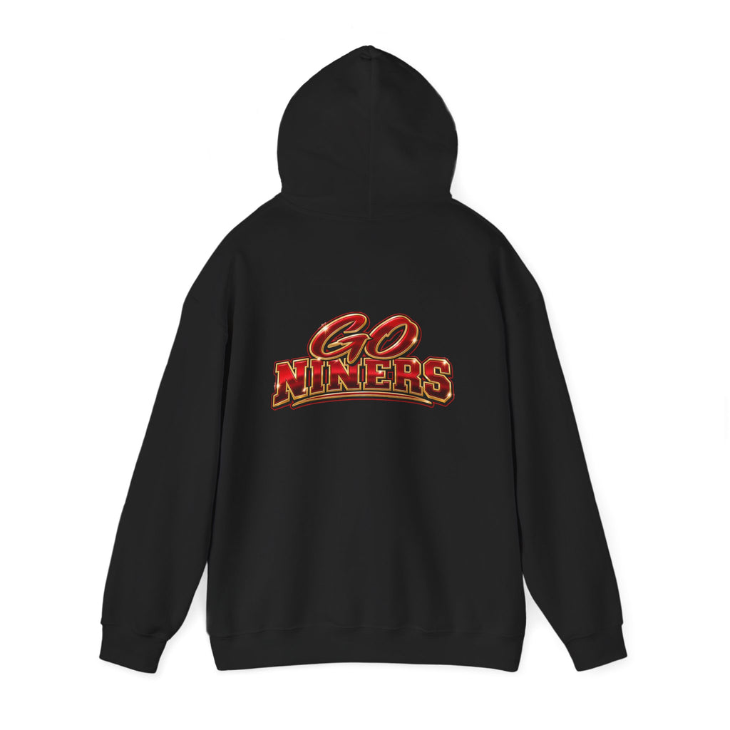 49ers Retro Fan Hoodie — "Go Niners" Vintage Football Graphic