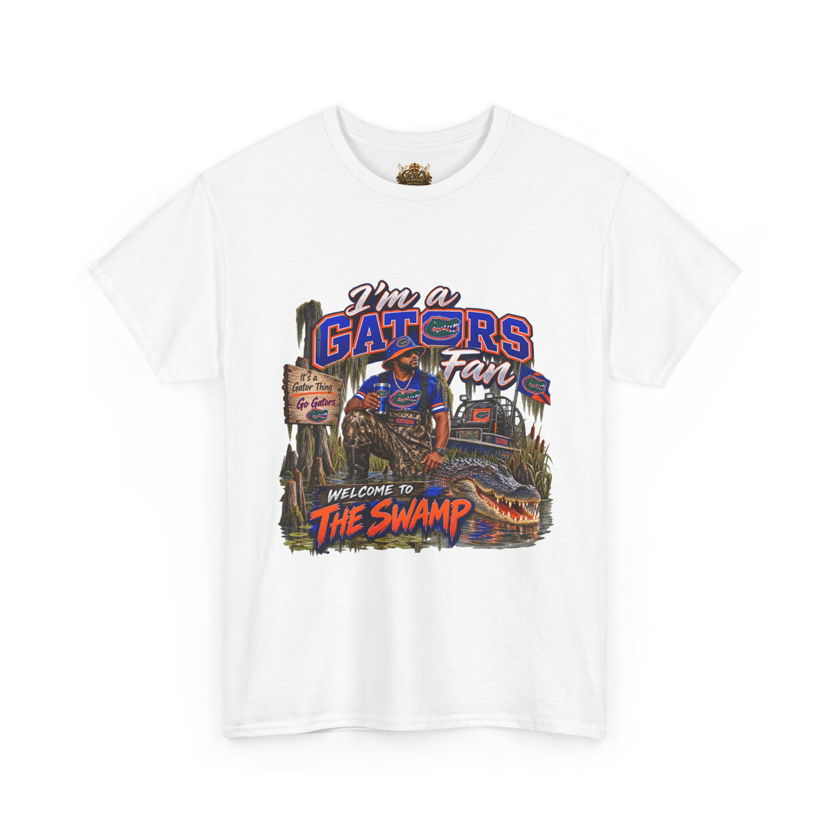 Gators Fan T-Shirt – “I’m a Gators Fan / Gator For Life” Swamp Football Tee