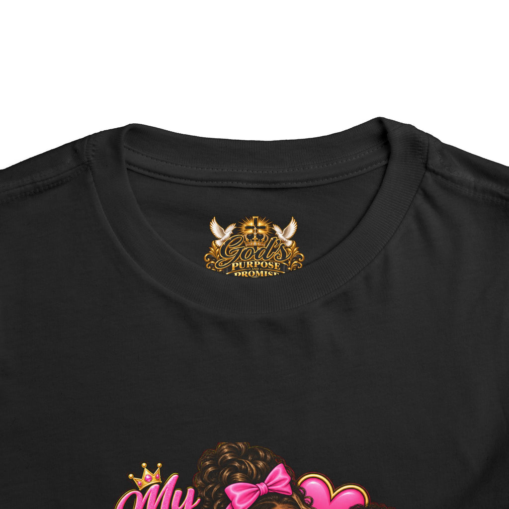 Toddler Tee — “My Mom Calls Me Her Little Princess” Cute Pink Princess Graphic