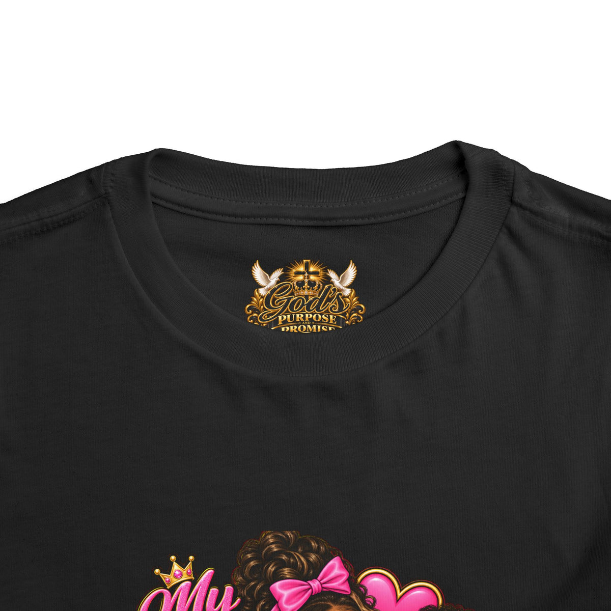 Toddler Tee — “My Mom Calls Me Her Little Princess” Cute Pink Princess Graphic