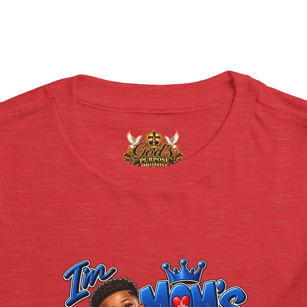 Toddler 'Mom's Little Doctor' Short Sleeve Tee - Cute Kids Doctor Playful Shirt