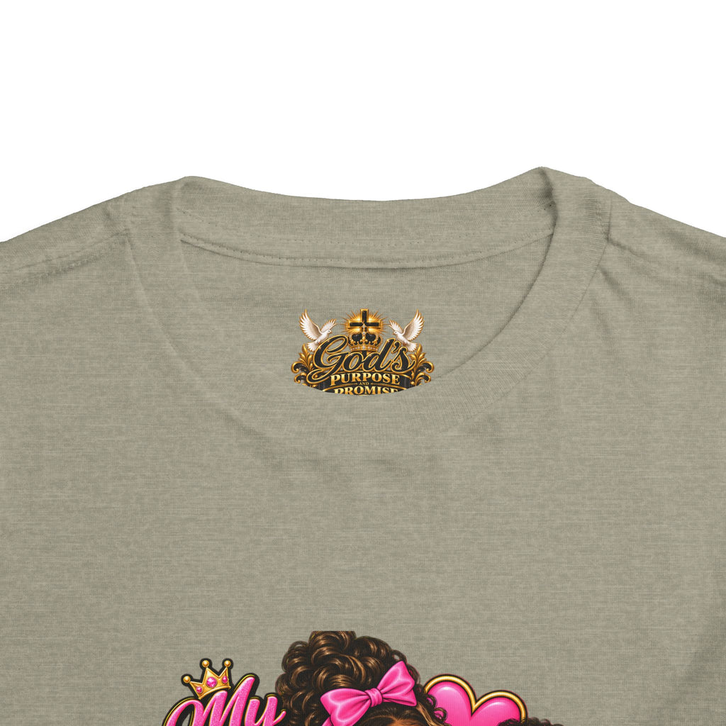Toddler Tee — “My Mom Calls Me Her Little Princess” Cute Pink Princess Graphic