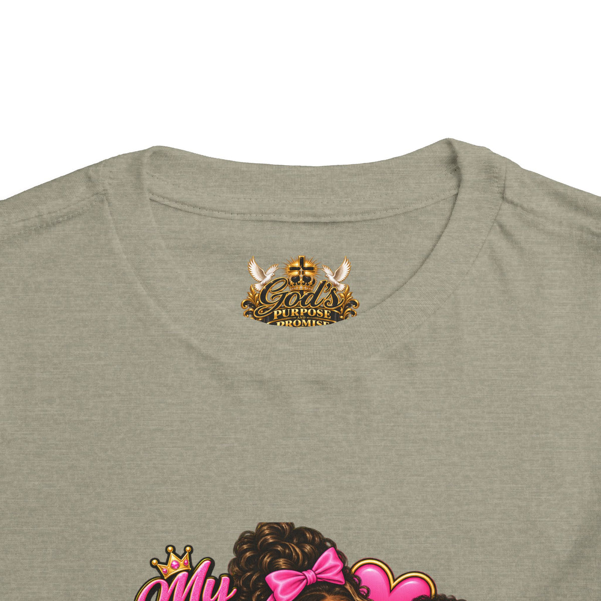 Toddler Tee — “My Mom Calls Me Her Little Princess” Cute Pink Princess Graphic