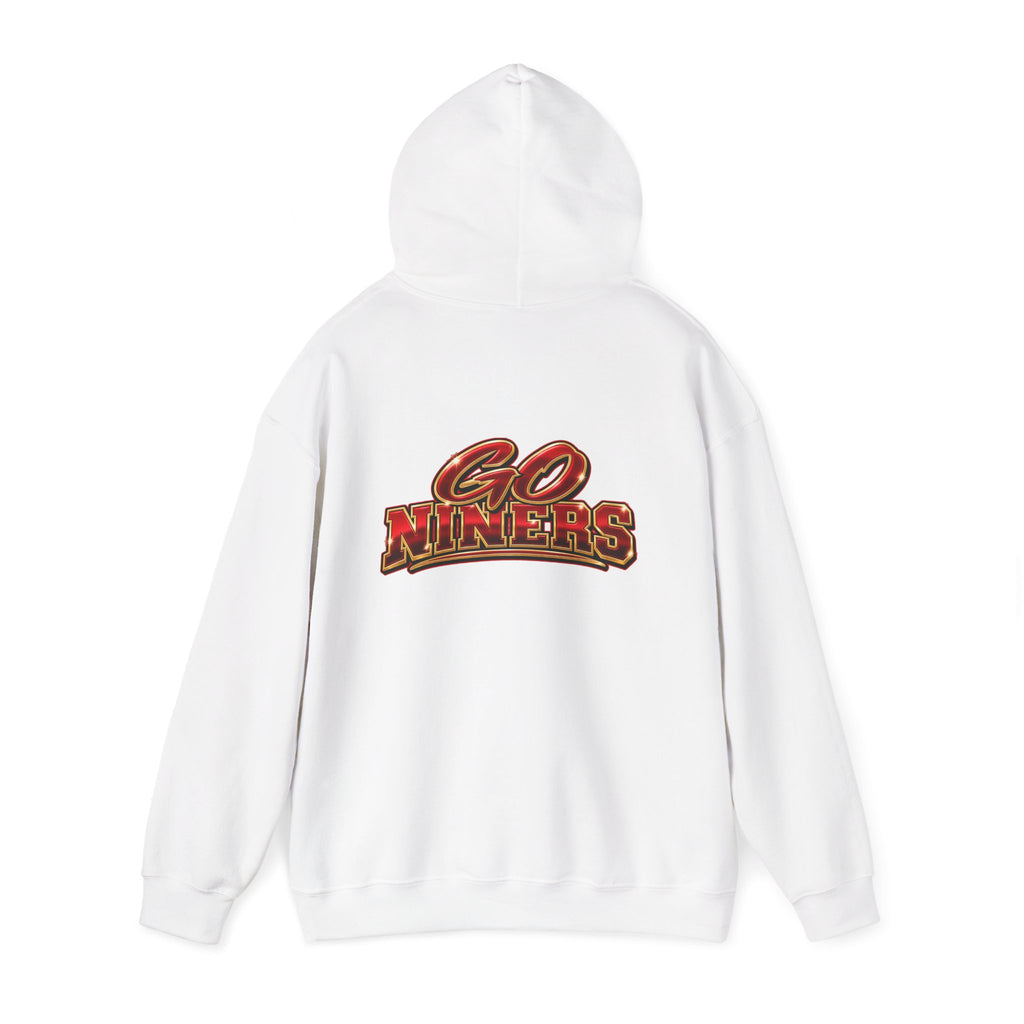 49ers Retro Fan Hoodie — "Go Niners" Vintage Football Graphic