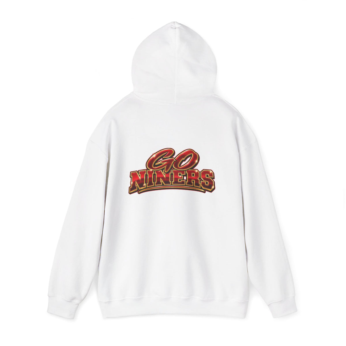 49ers Retro Fan Hoodie — "Go Niners" Vintage Football Graphic