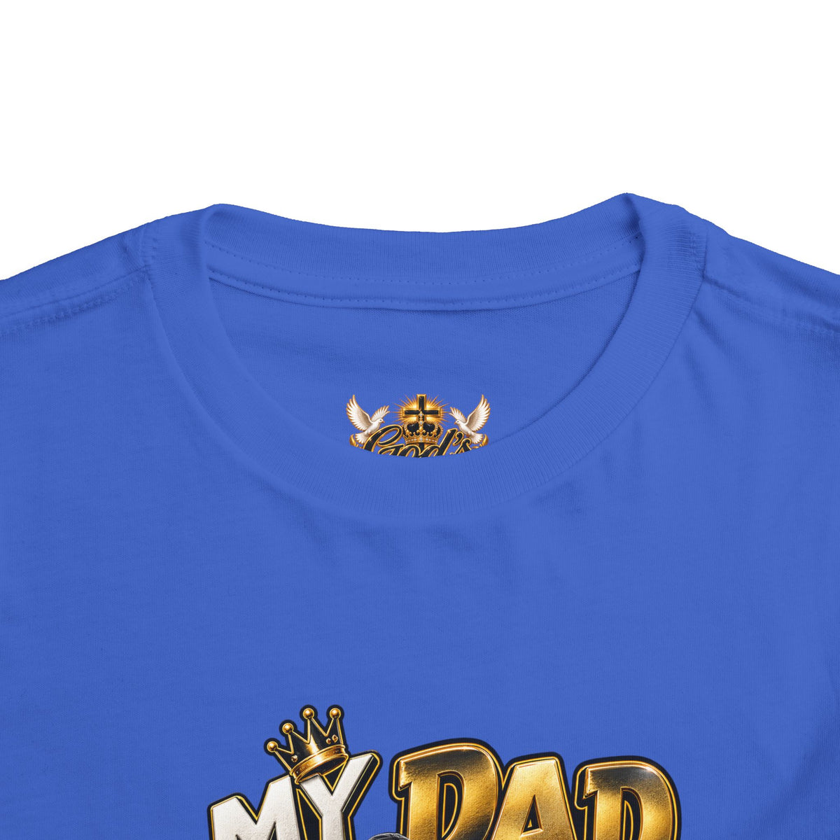 Toddler Tee — "My Dad Is My Hero" Firefighter Design