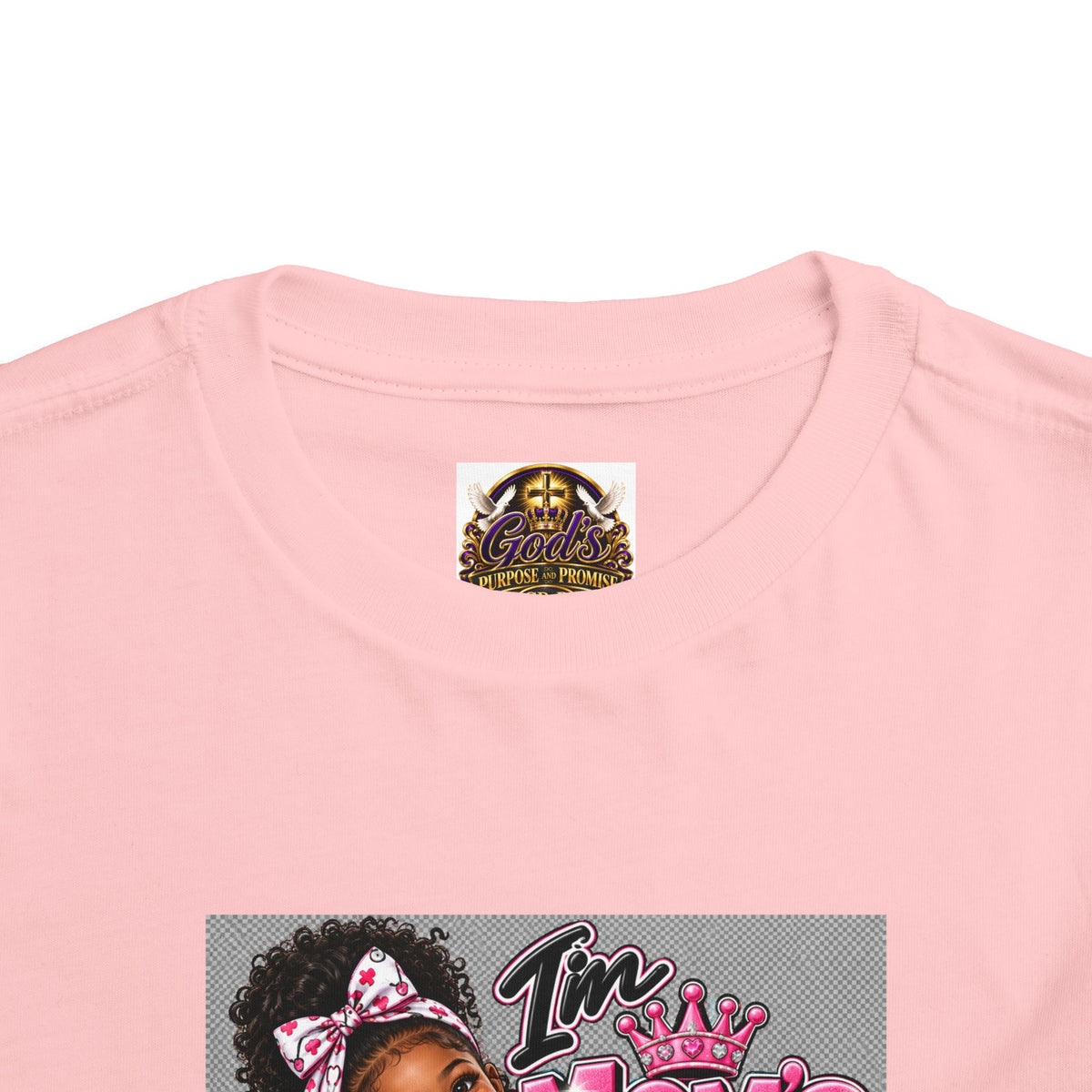 Toddler Tee - "I'm Mom's Little Doctor" Cute Kids Medical Play Graphic Shirt