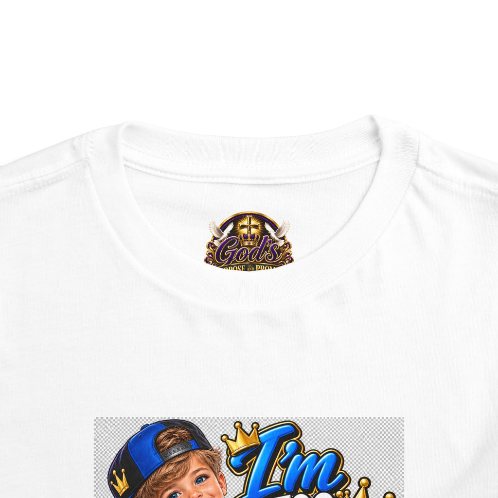Toddler Tee — "Too Cute to Be Mom's Problem Child" Graphic