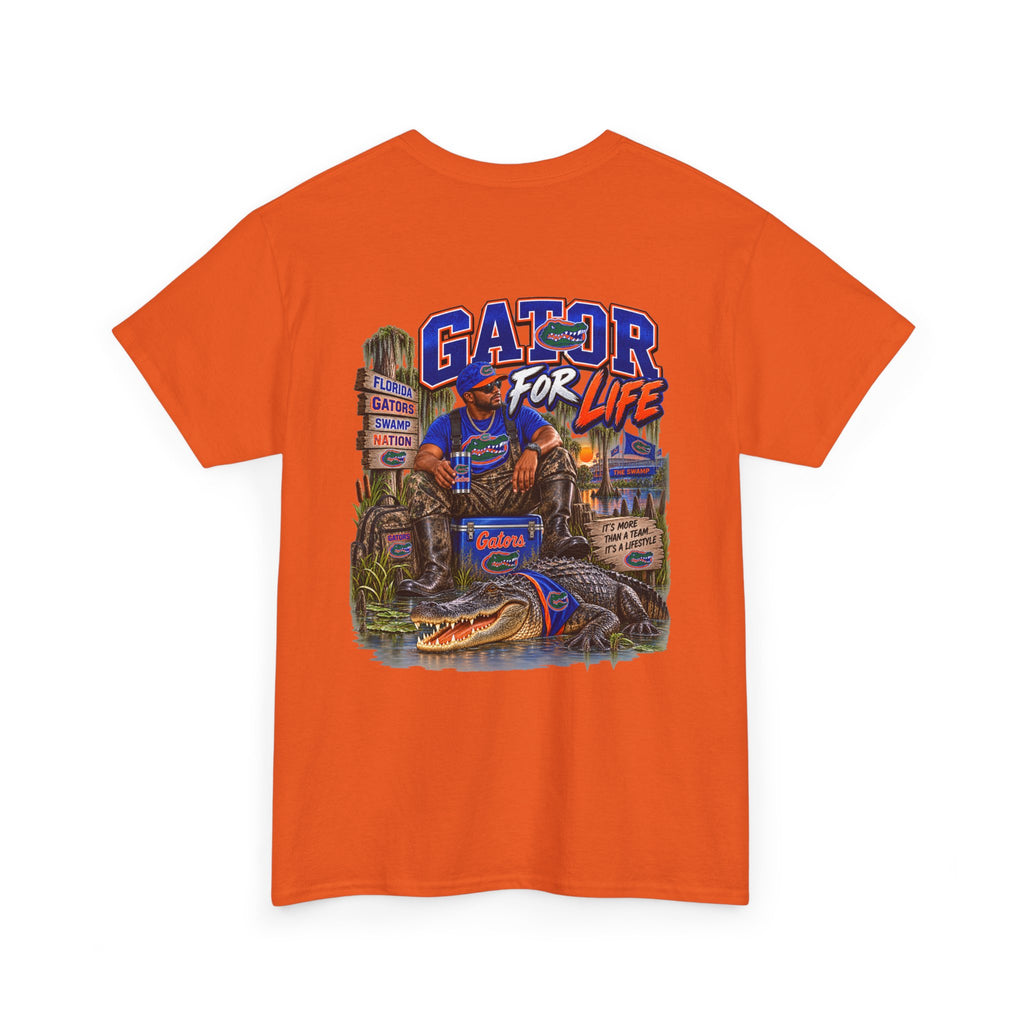 Gators Fan T-Shirt – “I’m a Gators Fan / Gator For Life” Swamp Football Tee