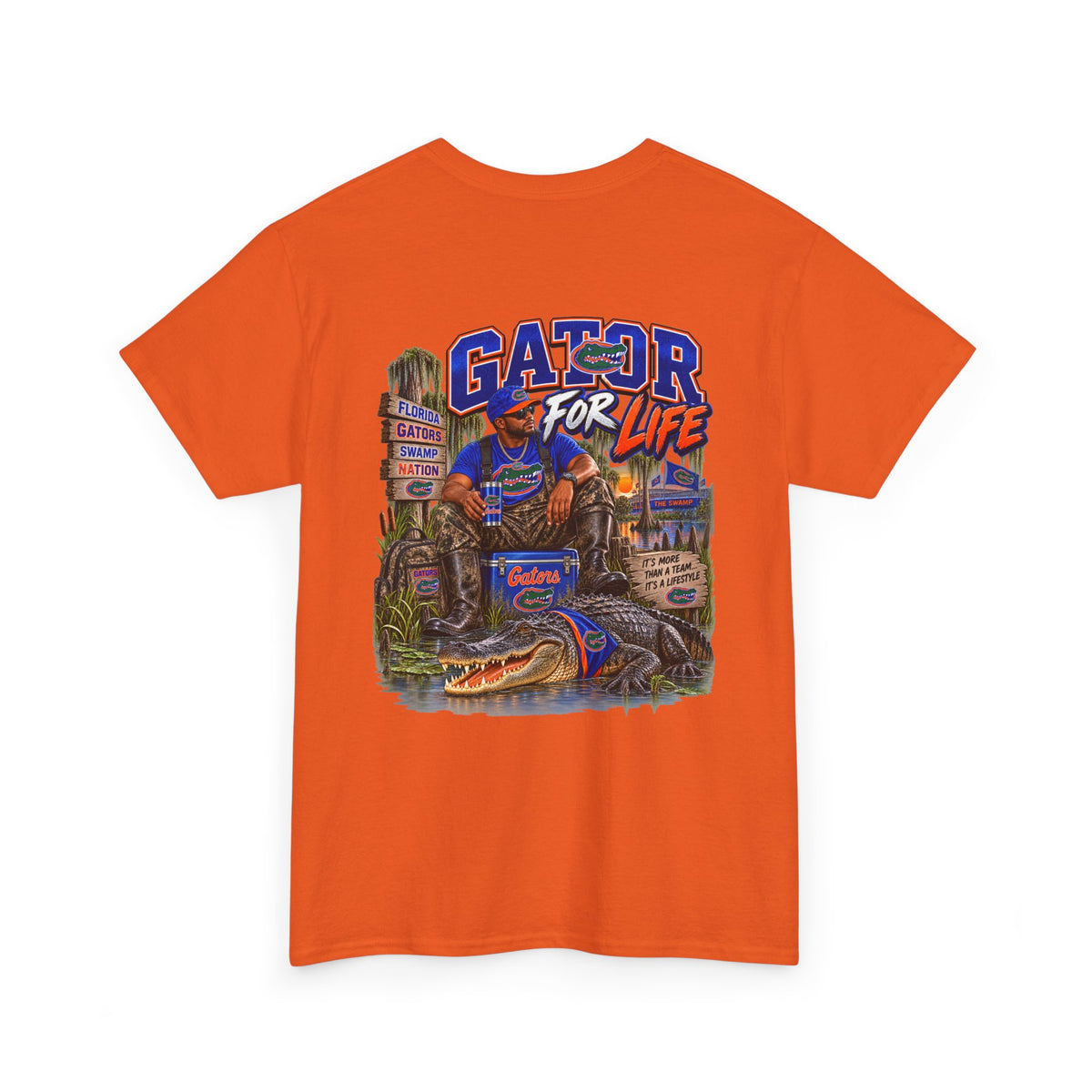 Gators Fan T-Shirt – “I’m a Gators Fan / Gator For Life” Swamp Football Tee