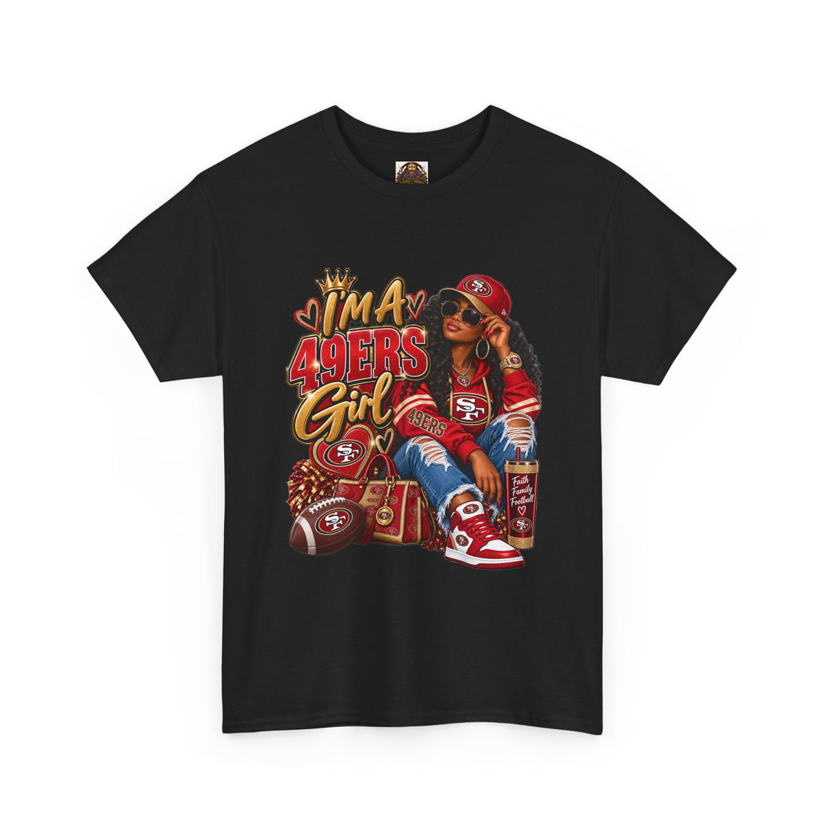 49ers Girl T-Shirt — "I'm a 49ers Girl" Fan Tee, Go Niners Football Shirt