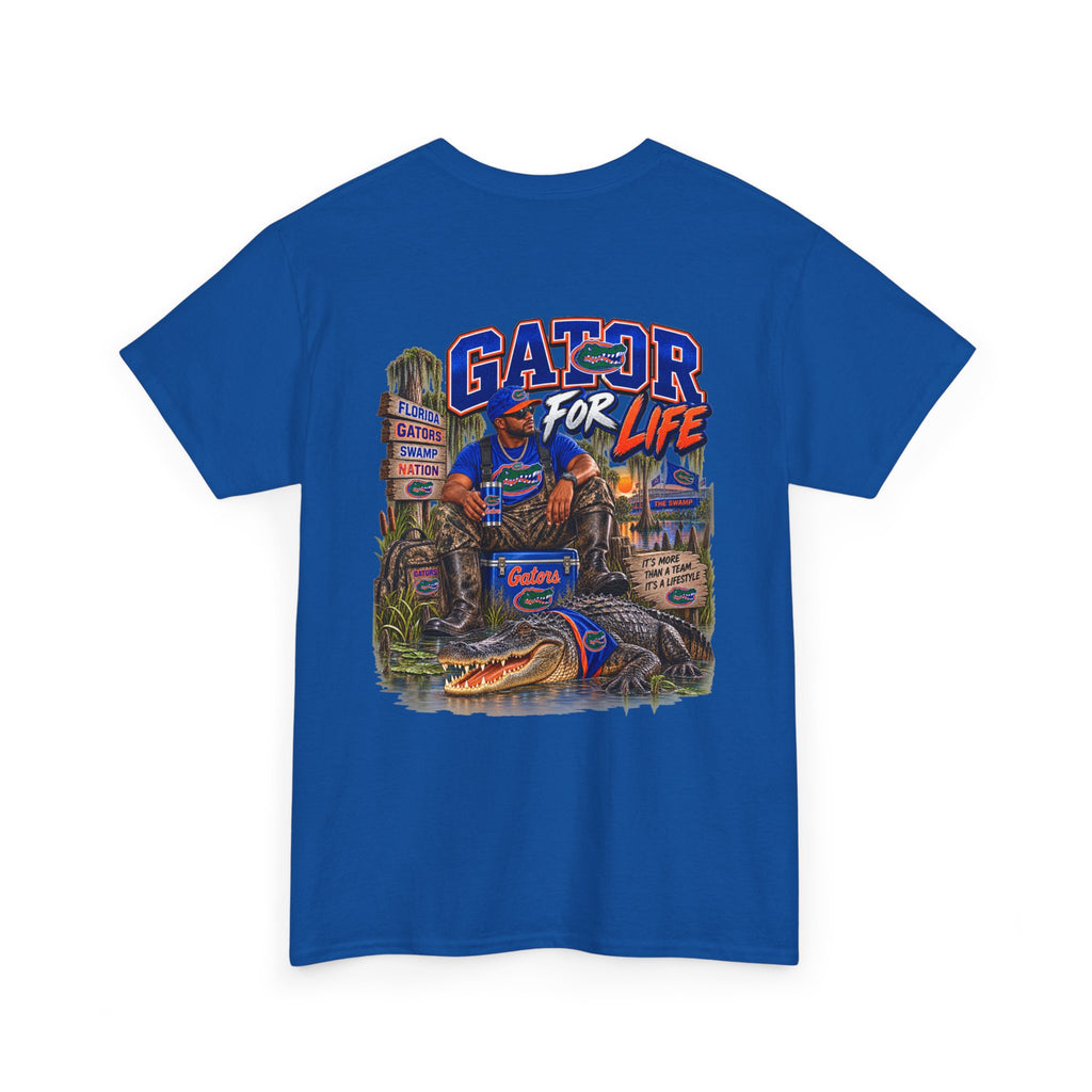 Gators Fan T-Shirt – “I’m a Gators Fan / Gator For Life” Swamp Football Tee