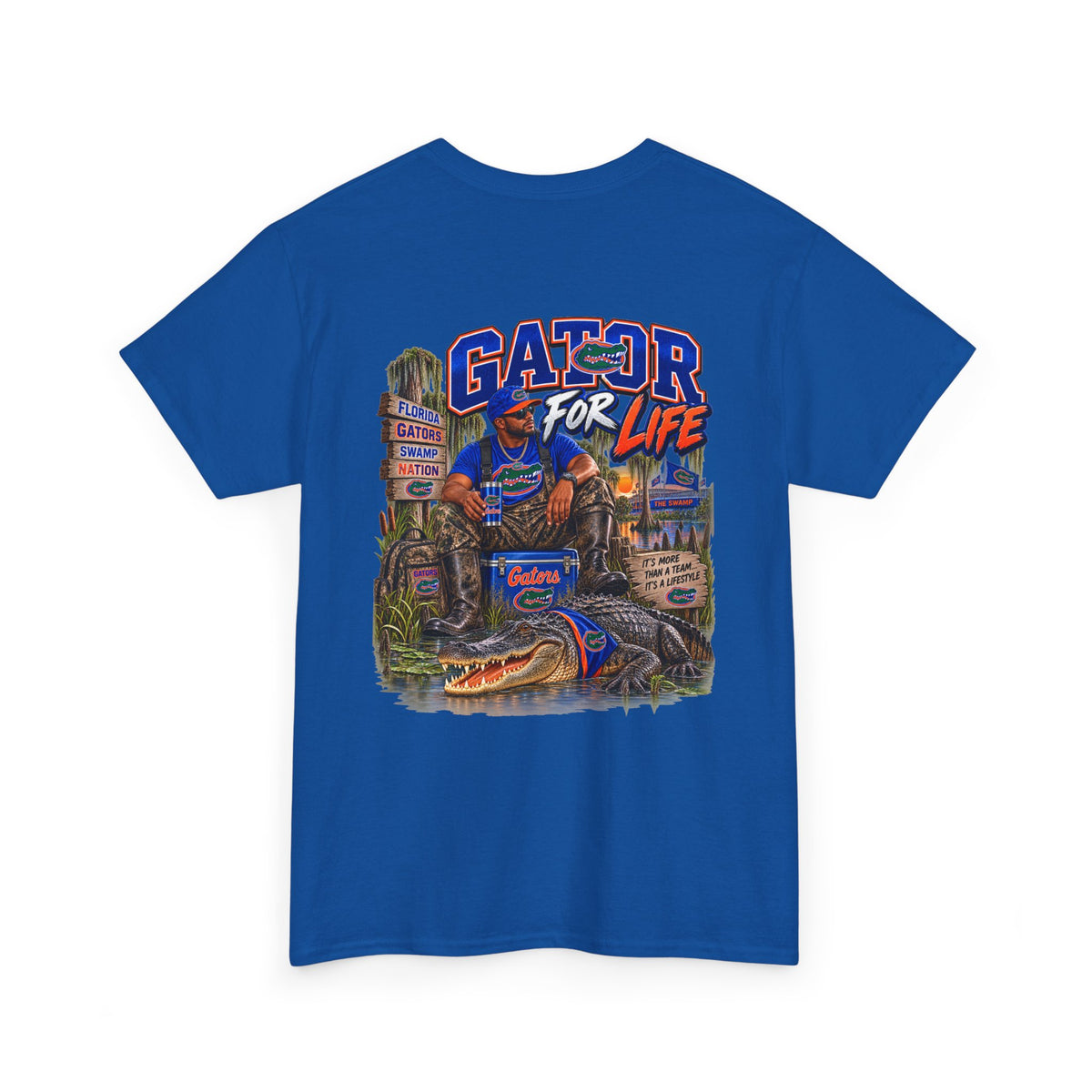 Gators Fan T-Shirt – “I’m a Gators Fan / Gator For Life” Swamp Football Tee