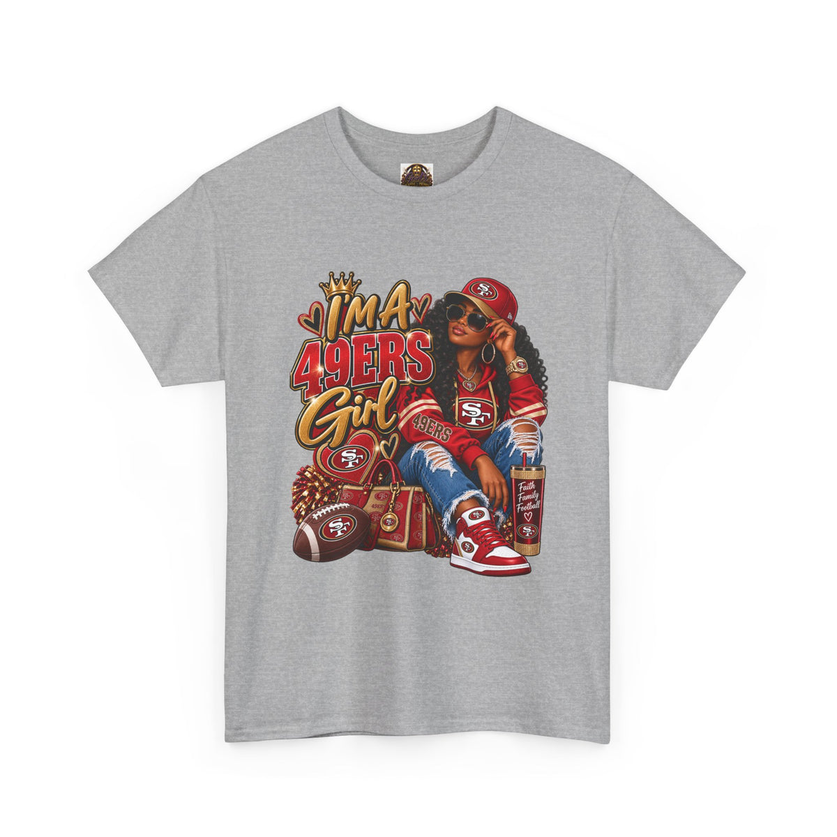 49ers Girl T-Shirt — "I'm a 49ers Girl" Fan Tee, Go Niners Football Shirt