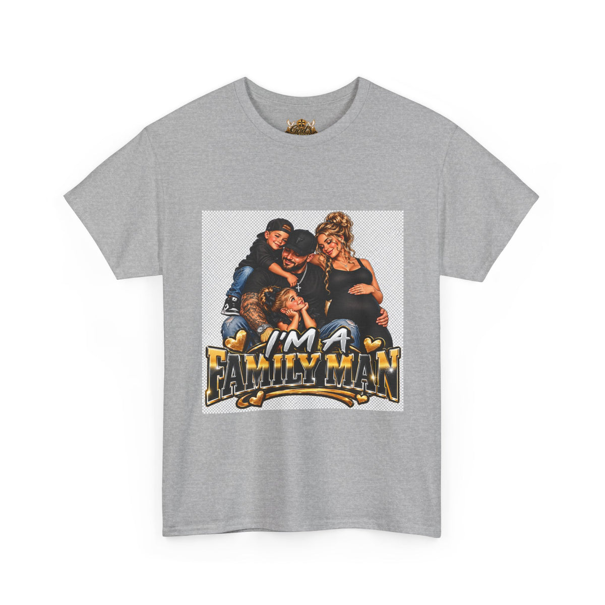 Family Man T‑Shirt — "I’m a Family Man" Front & "King of My Castle" Back Tee
