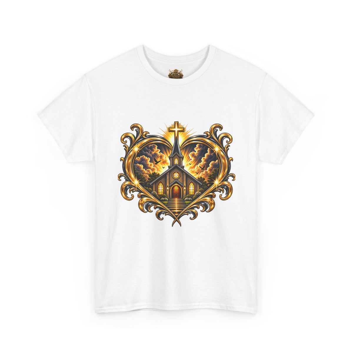 Church Heart Tee — "Church in the Heart of the City" Christian Graphic T-Shirt