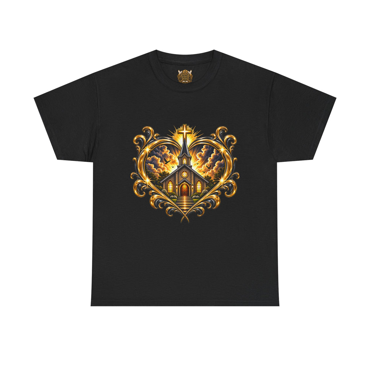 Church Heart Tee — "Church in the Heart of the City" Christian Graphic T-Shirt
