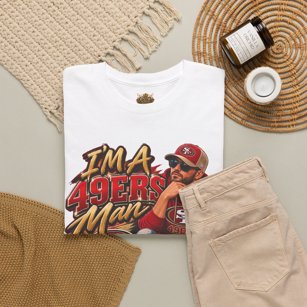 49ers Fan T-Shirt - "I'm a 49ers Man" Vintage Football Tee