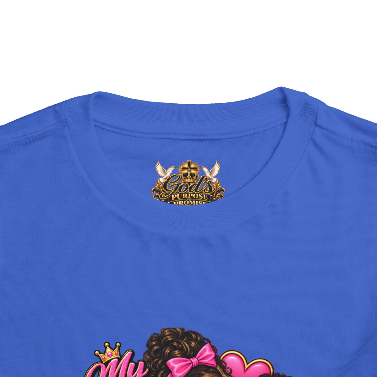 Toddler Tee — “My Mom Calls Me Her Little Princess” Cute Pink Princess Graphic
