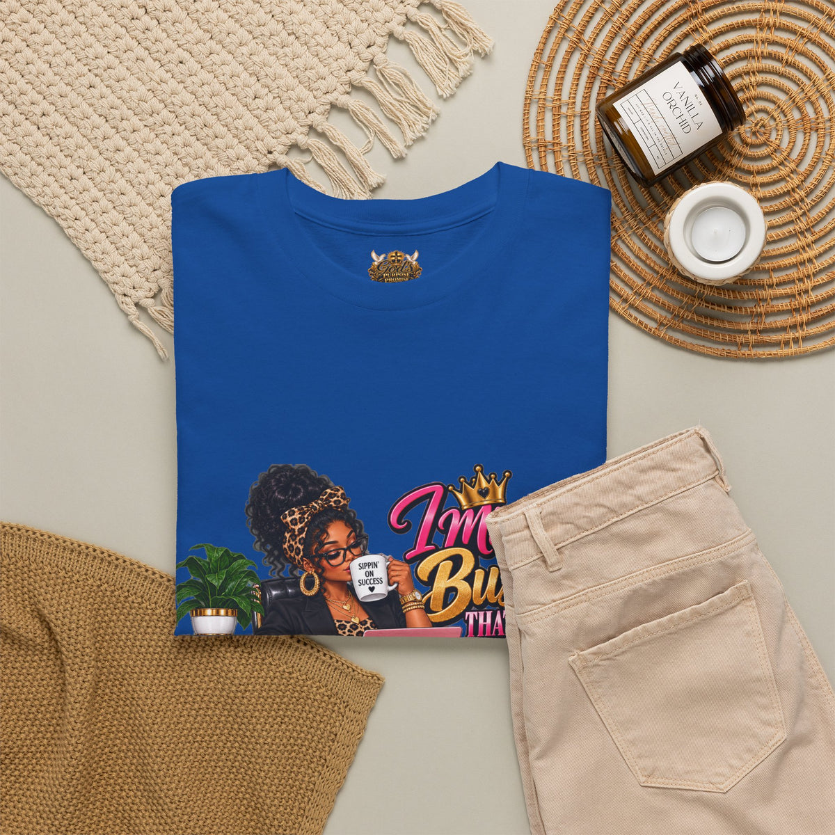 Boss Woman Tee – "Mind the Business, Baby Pays Me" Graphic T-Shirt