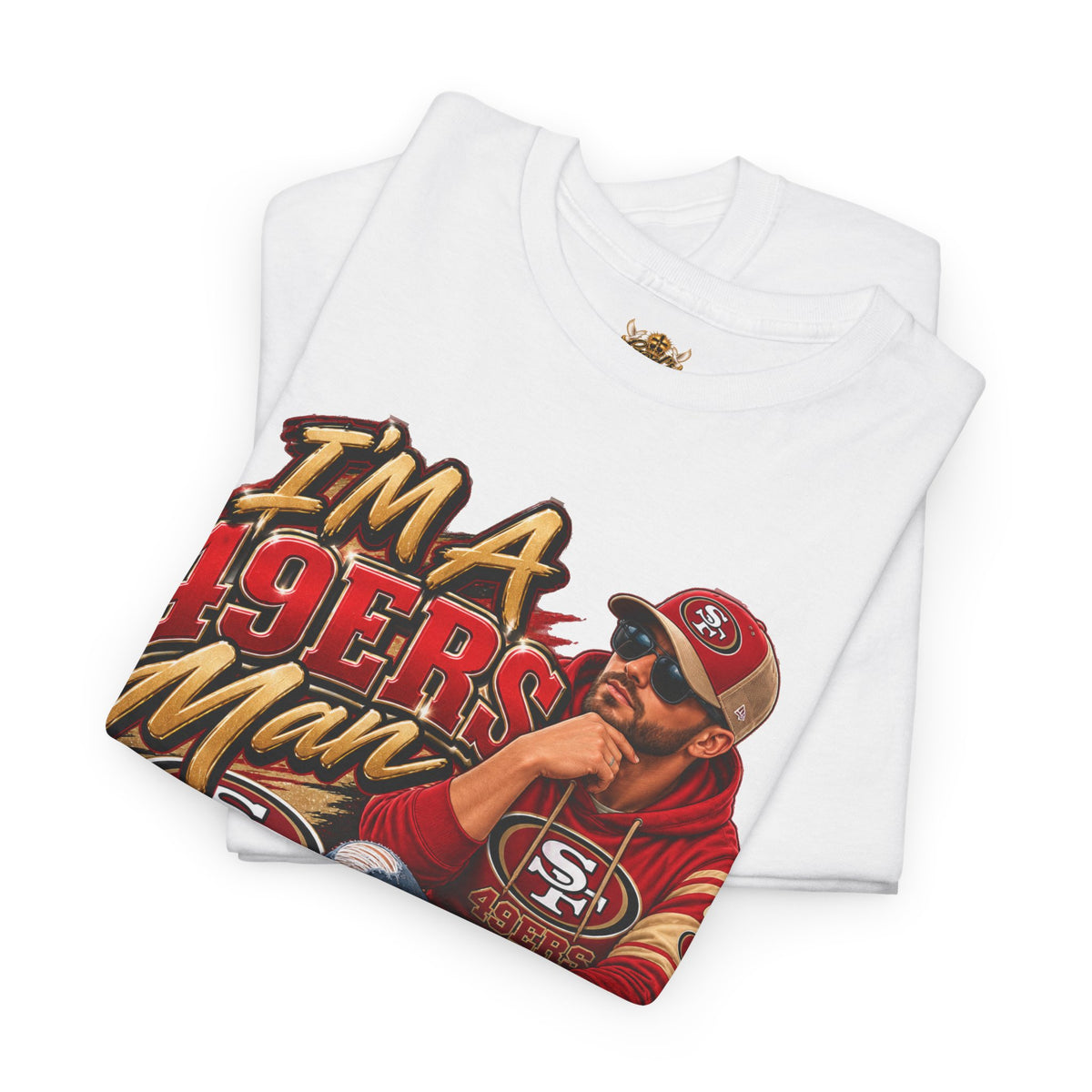 49ers Fan T-Shirt - "I'm a 49ers Man" Vintage Football Tee