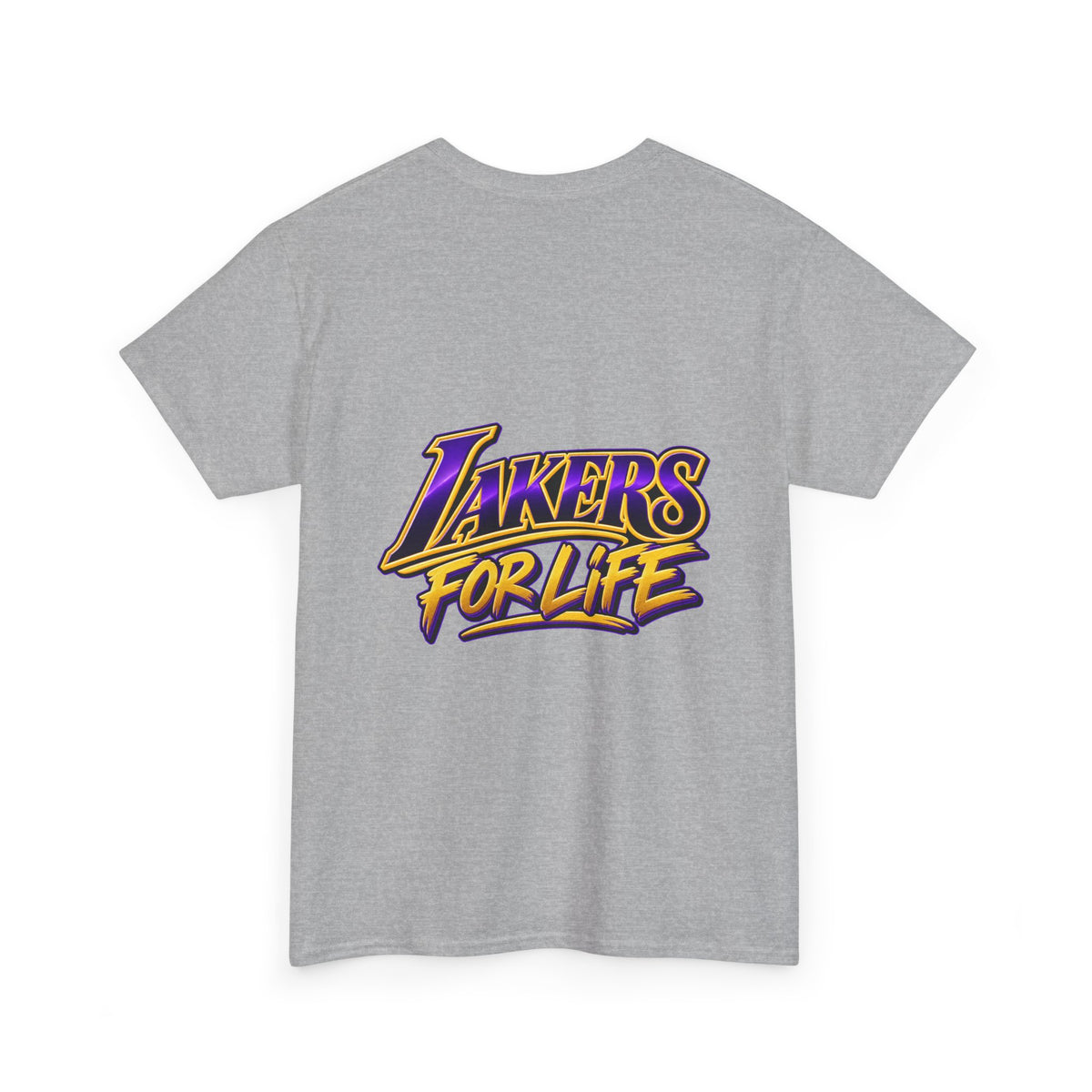 Lakers Fan T-Shirt — "I’m a Lakers Fan" Front & "Lakers For Life" Back