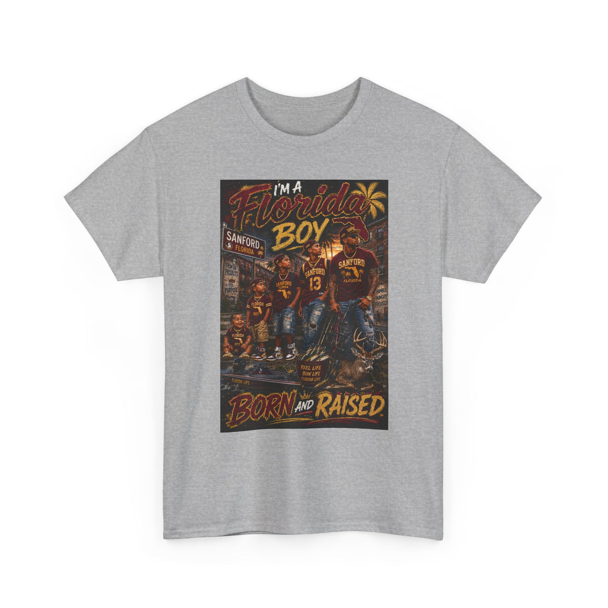 Florida Boy Born and Raised T-Shirt
