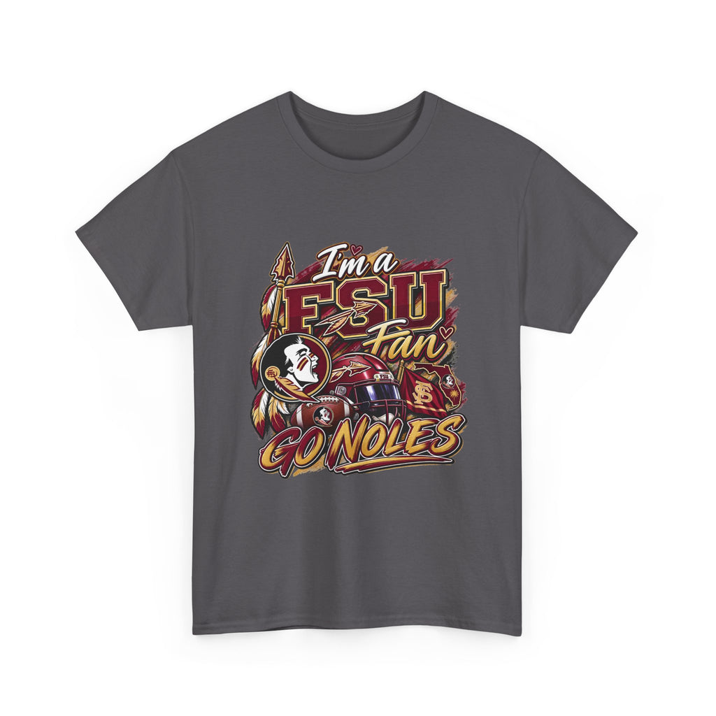 FSU Fan Tee – "I'm a FS U Fan Go Noles" Florida State Seminoles Graphic T-Shirt