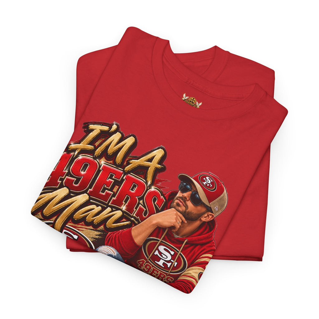 49ers Fan T-Shirt - "I'm a 49ers Man" Vintage Football Tee