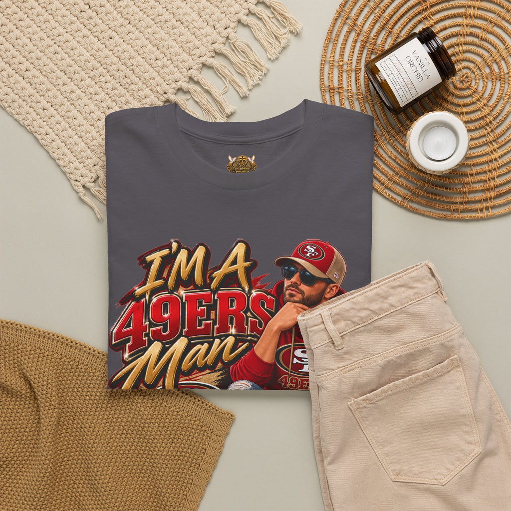 49ers Fan T-Shirt - "I'm a 49ers Man" Vintage Football Tee