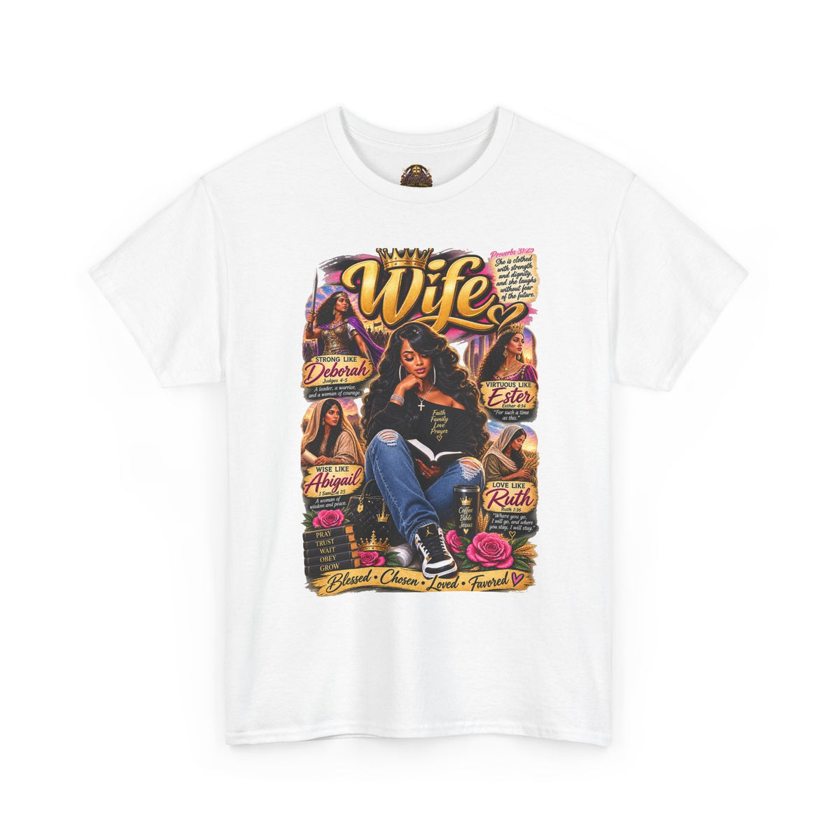Wife Vintage Collage Tee