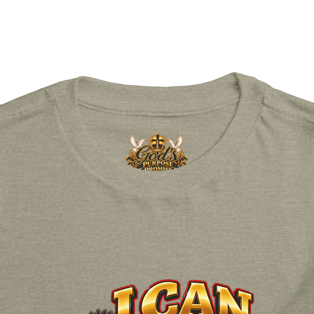 Toddler Tee — "I Can Count to Five But I Can Only Tie My Shoe" Graphic