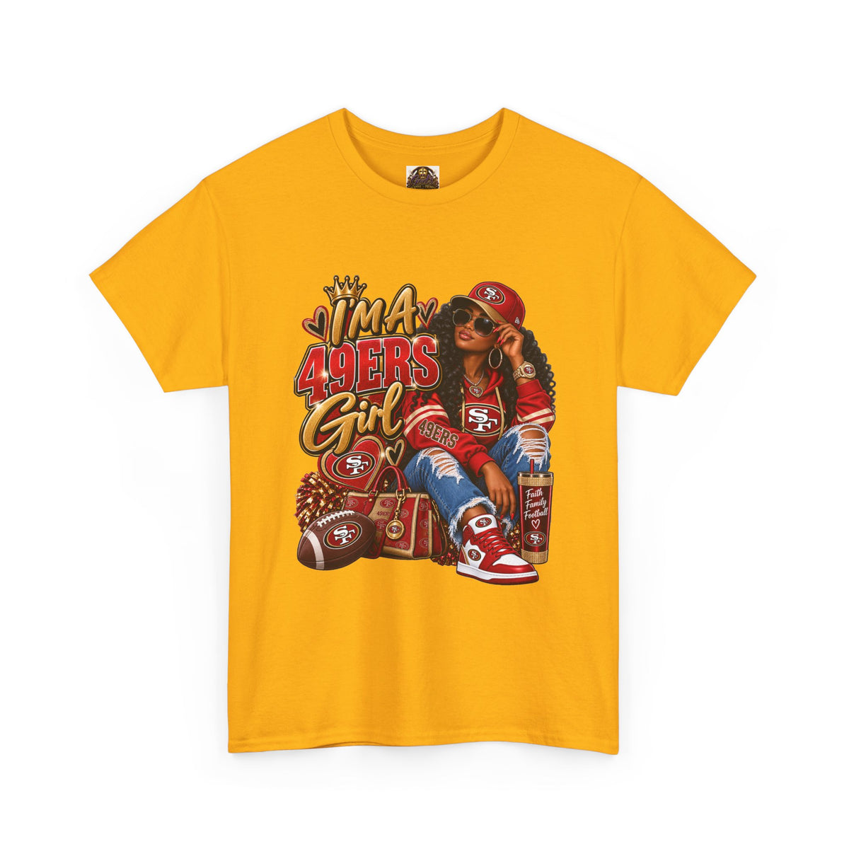 49ers Girl T-Shirt — "I'm a 49ers Girl" Fan Tee, Go Niners Football Shirt