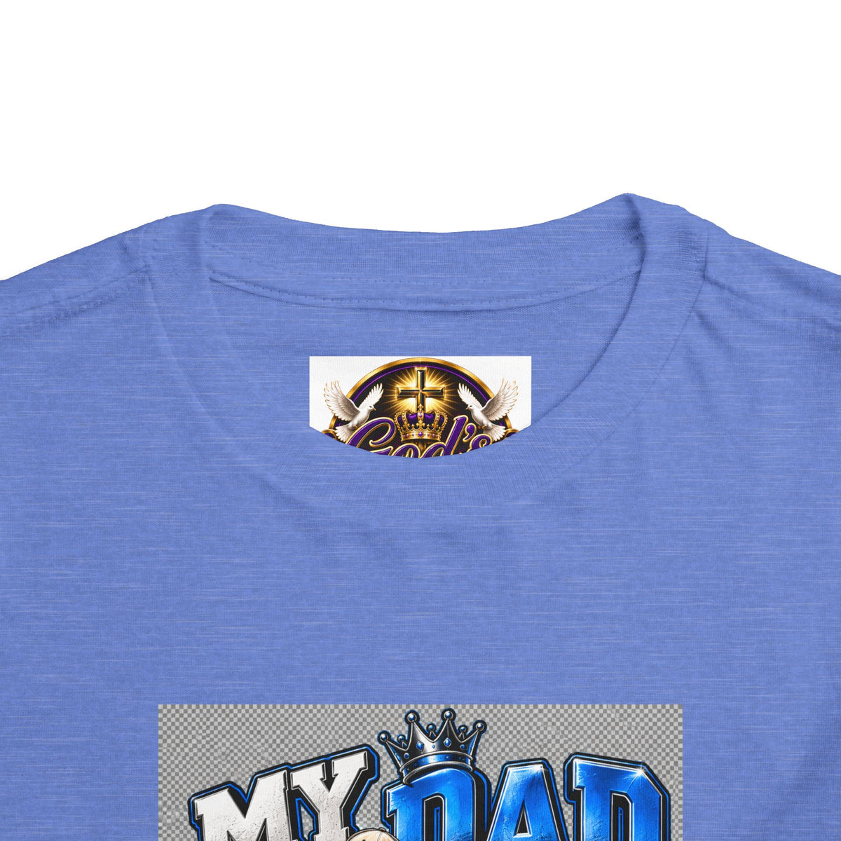 Toddler Tee — "My Dad Is My Hero" Firefighter Design