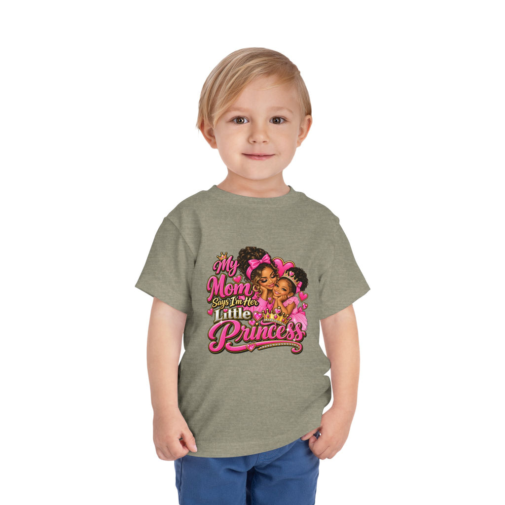 Toddler Tee — “My Mom Calls Me Her Little Princess” Cute Pink Princess Graphic