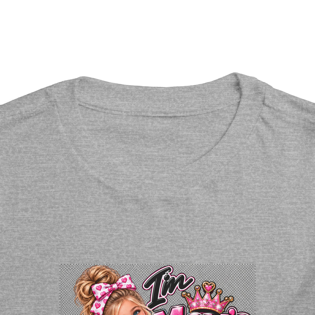 Toddler Tee — "I'm My Mom's Little Doctor" Cute Pink Doctor Playtime Shirt