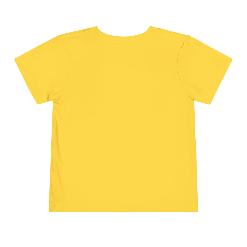 Toddler Tee — "I'm Too Cute to Be Mom's Problem Child" Cute Girl Graphic
