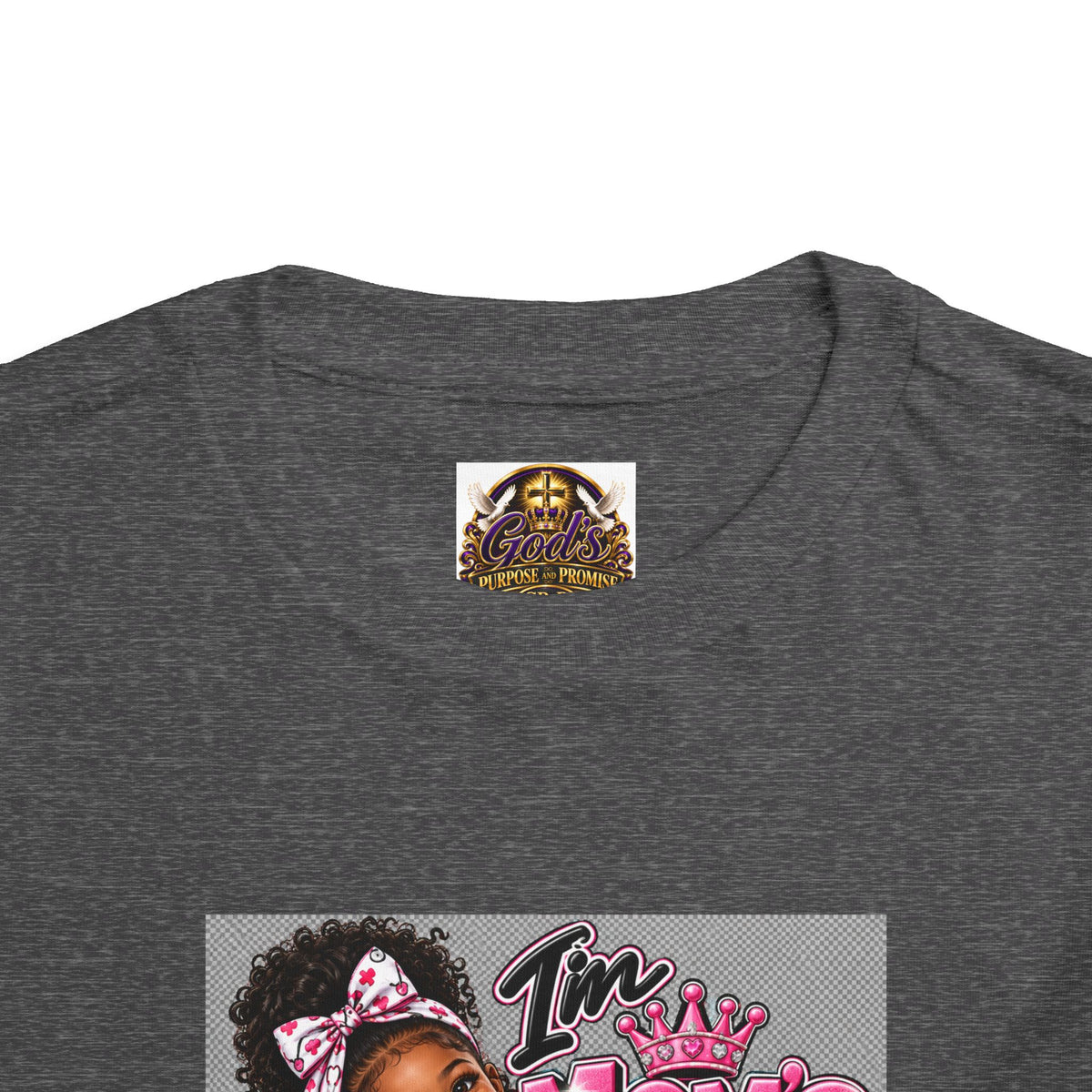 Toddler Tee - "I'm Mom's Little Doctor" Cute Kids Medical Play Graphic Shirt