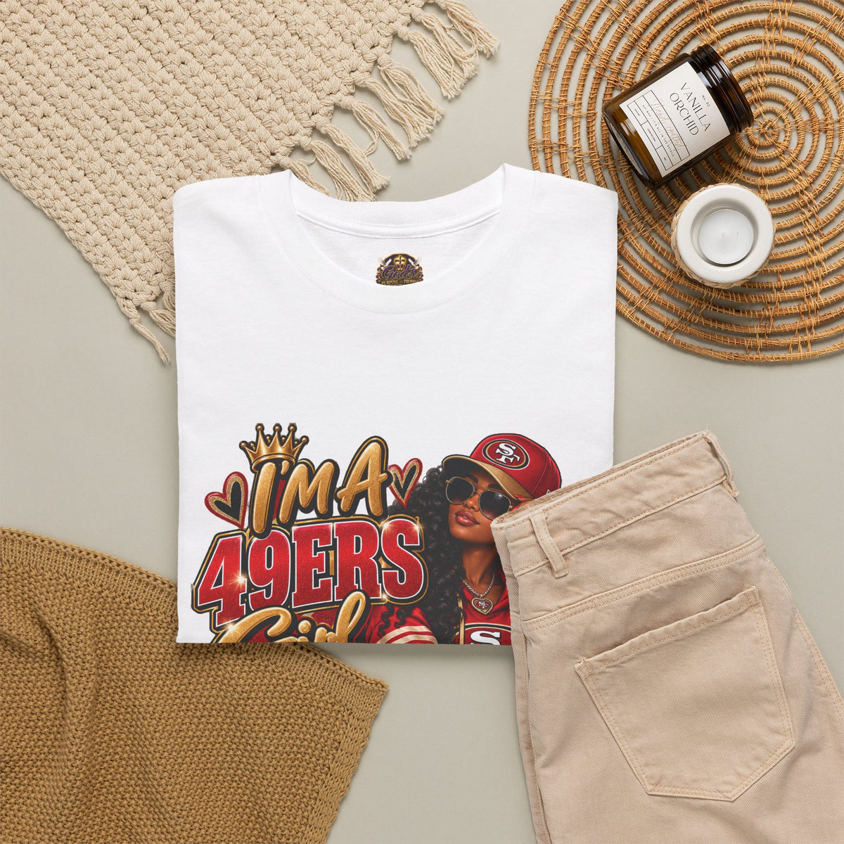 49ers Girl T-Shirt — "I'm a 49ers Girl" Fan Tee, Go Niners Football Shirt